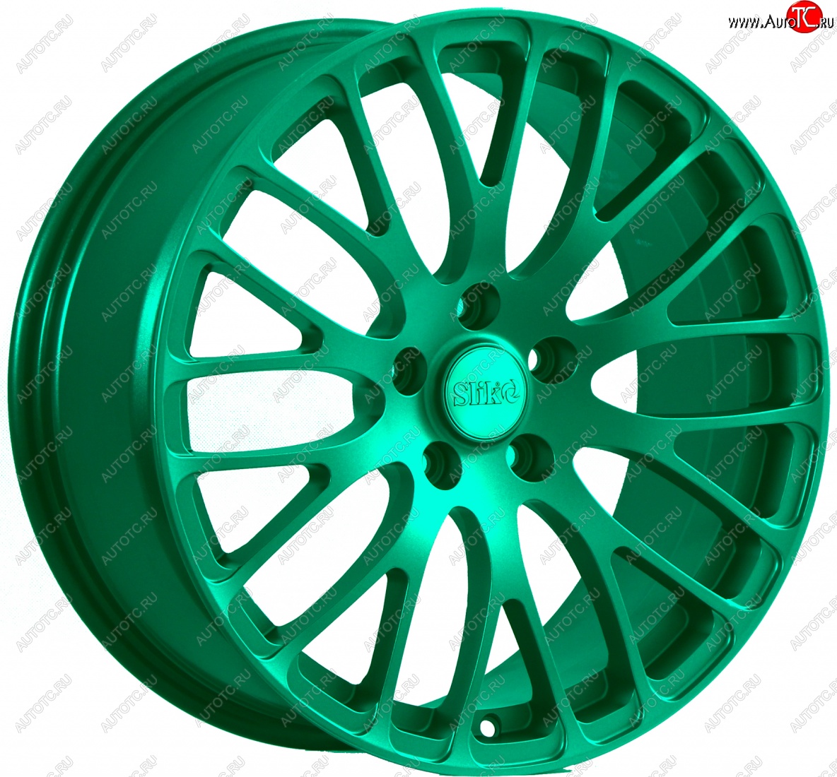 22 299 р. Кованый диск Slik Classic L-813 8.5x18   (Candy изумрудно-зеленый (Candy Green))  с доставкой в г. Воронеж