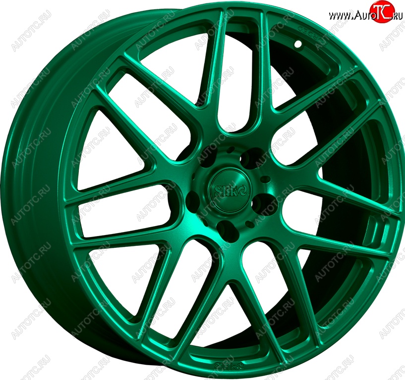 35 499 р. Кованый диск Slik PREMIUM L-815 8.0x18   (Candy изумрудно-зеленый (Candy Green))  с доставкой в г. Воронеж