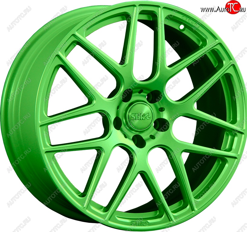 35 499 р. Кованый диск Slik PREMIUM L-815 8.0x18   (RAL 6038 ярко-зеленый (6038))  с доставкой в г. Воронеж