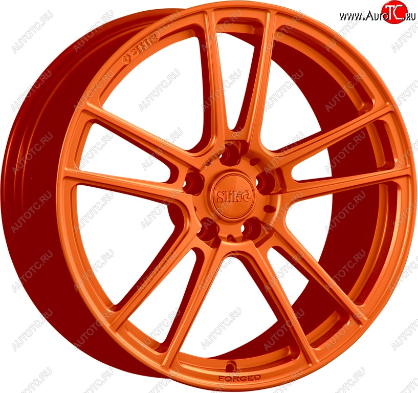 35 499 р. Кованый диск Slik PREMIUM L-817 8.5x18   (Ярко оранжевый (ORANGE))  с доставкой в г. Воронеж