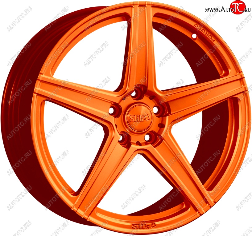 35 499 р. Кованый диск Slik PREMIUM L-819 8.0x18   (Ярко оранжевый (ORANGE))  с доставкой в г. Воронеж