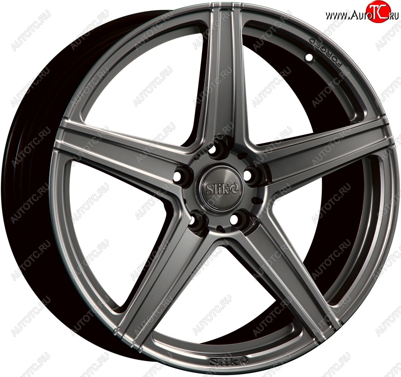 35 499 р. Кованый диск Slik PREMIUM L-819 8.5x18   (Темный хром (DC))  с доставкой в г. Воронеж