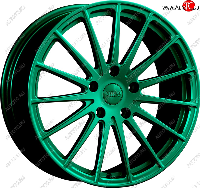 35 499 р. Кованый диск Slik PREMIUM L-823 8.0x18   (Candy изумрудно-зеленый (Candy Green))  с доставкой в г. Воронеж