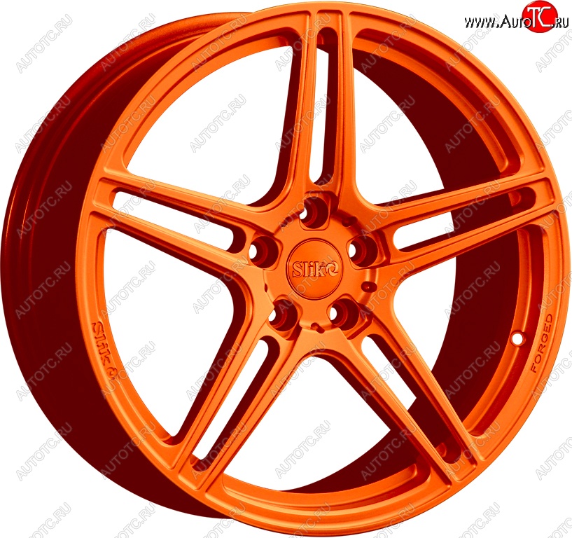 35 499 р. Кованый диск Slik PREMIUM L-824 8.0x18   (Ярко оранжевый (ORANGE))  с доставкой в г. Воронеж
