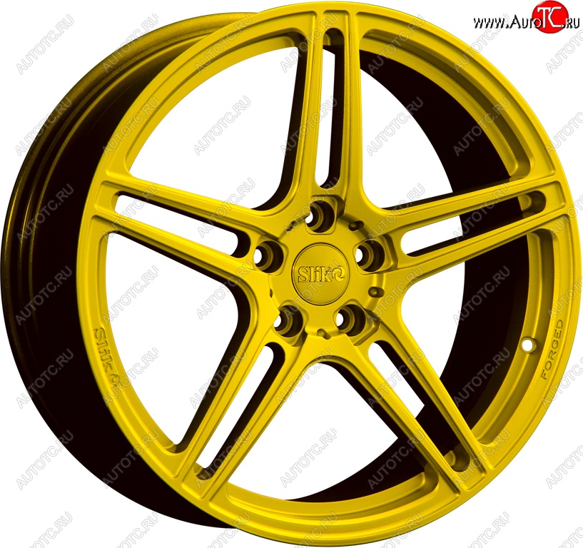 35 499 р. Кованый диск Slik PREMIUM L-824 8.5x18   (Candy ярко-желтый (Candy YELLOW))  с доставкой в г. Воронеж