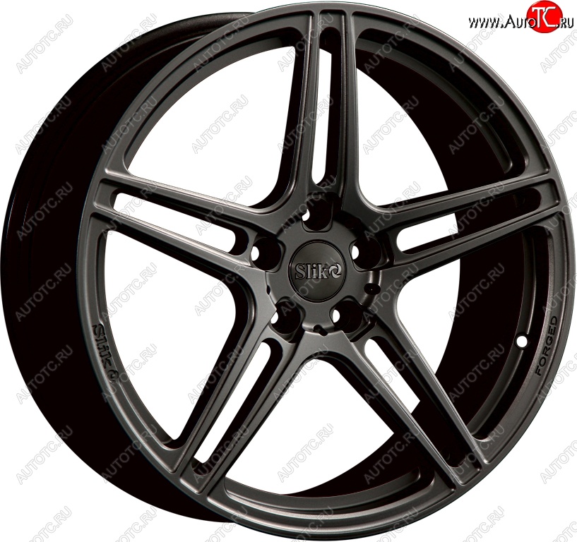 35 499 р. Кованый диск Slik PREMIUM L-824 8.5x18   (Темный хром (DC))  с доставкой в г. Воронеж