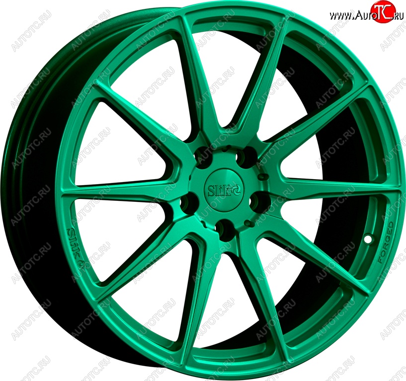 35 499 р. Кованый диск Slik PREMIUM L-826 8.0x18   (Candy изумрудно-зеленый (Candy Green))  с доставкой в г. Воронеж