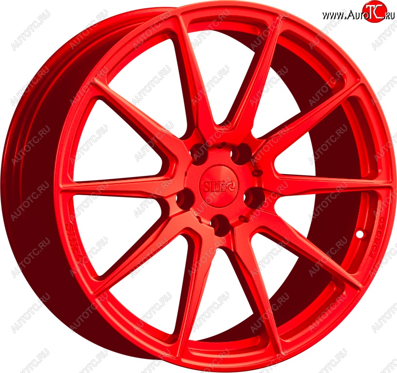 35 499 р. Кованый диск Slik PREMIUM L-826 8.0x18   (RAL 3026 ярко алый (3026))  с доставкой в г. Воронеж