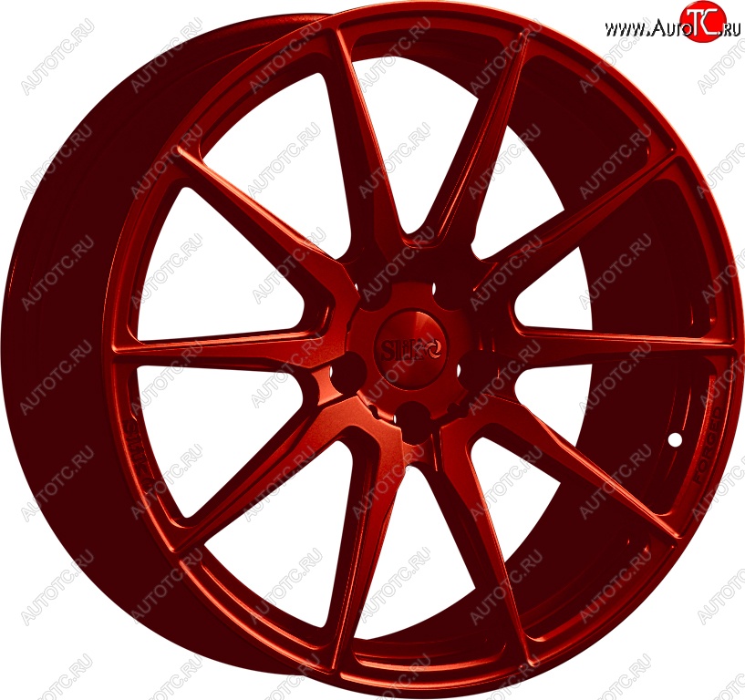 35 499 р. Кованый диск Slik PREMIUM L-826 8.0x18   (Candy красный (Candy RED))  с доставкой в г. Воронеж