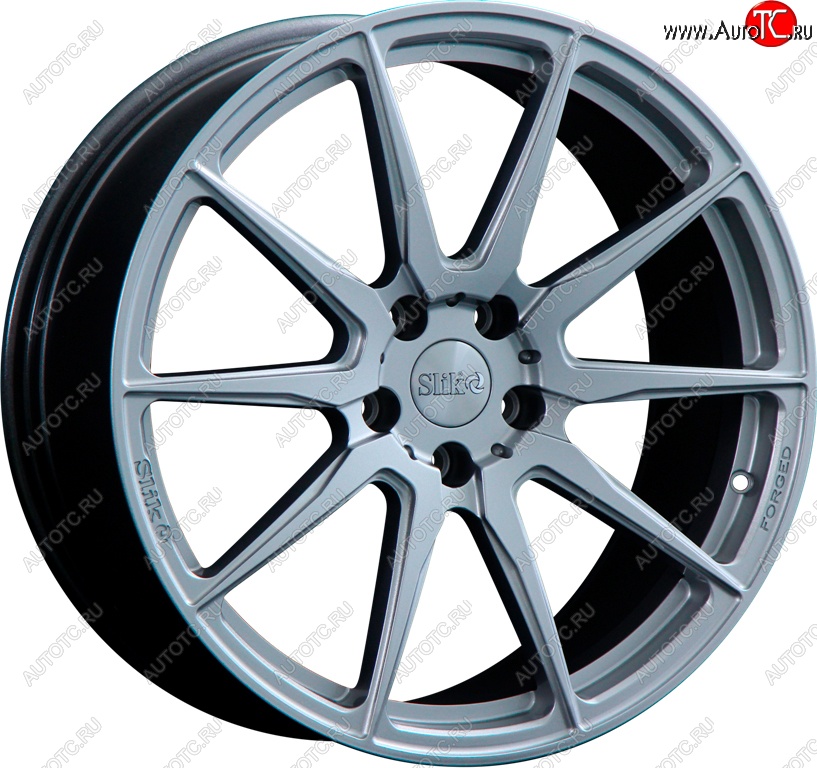 35 499 р. Кованый диск Slik PREMIUM L-826 8.0x18   (Графит глянцевый (GM))  с доставкой в г. Воронеж