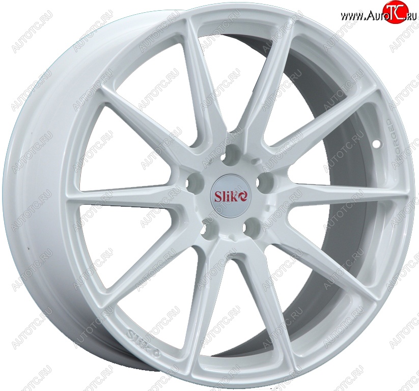 35 499 р. Кованый диск Slik PREMIUM L-826 8.0x18   (Белый (W))  с доставкой в г. Воронеж