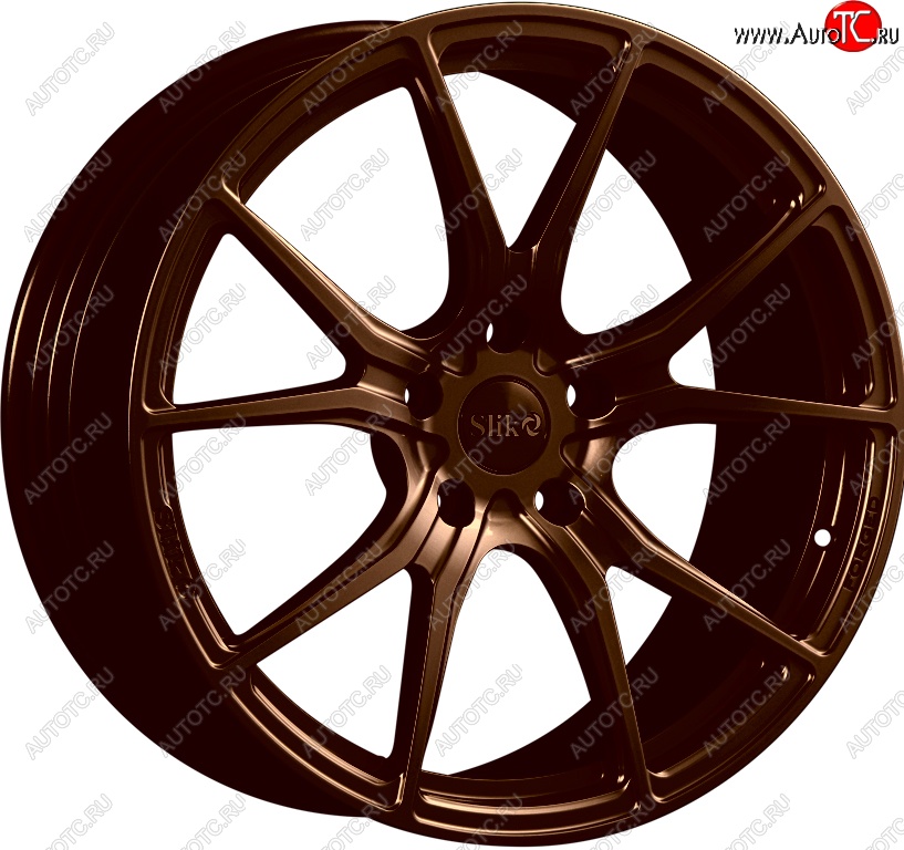 35 499 р. Кованый диск Slik PREMIUM L-827 8.0x18   (Коньячная бронза глянец (BRZCGN))  с доставкой в г. Воронеж