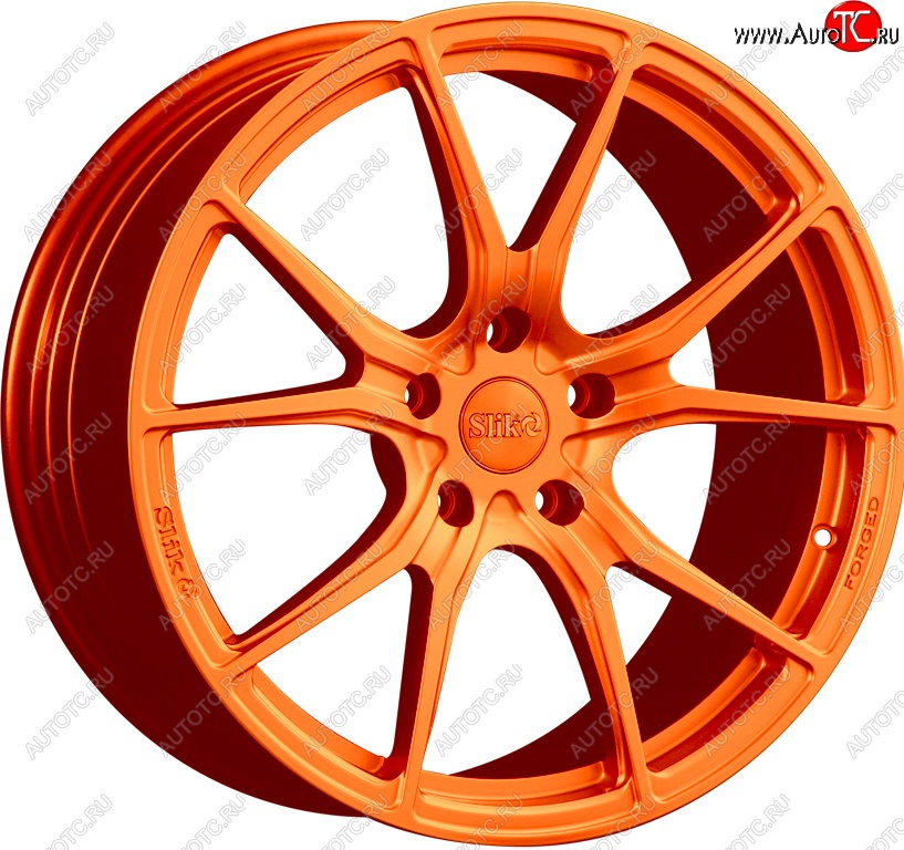 35 499 р. Кованый диск Slik PREMIUM L-827 8.0x18   (Ярко оранжевый (ORANGE))  с доставкой в г. Воронеж