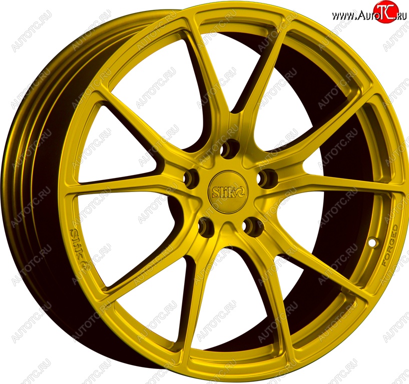 35 499 р. Кованый диск Slik PREMIUM L-827 8.5x18   (Ярко желтый RAL1021 (YELLOW))  с доставкой в г. Воронеж