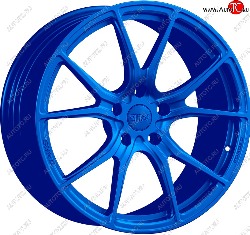 35 499 р. Кованый диск Slik PREMIUM L-827 8.5x18   (Candy синий (Candy BLUE))  с доставкой в г. Воронеж
