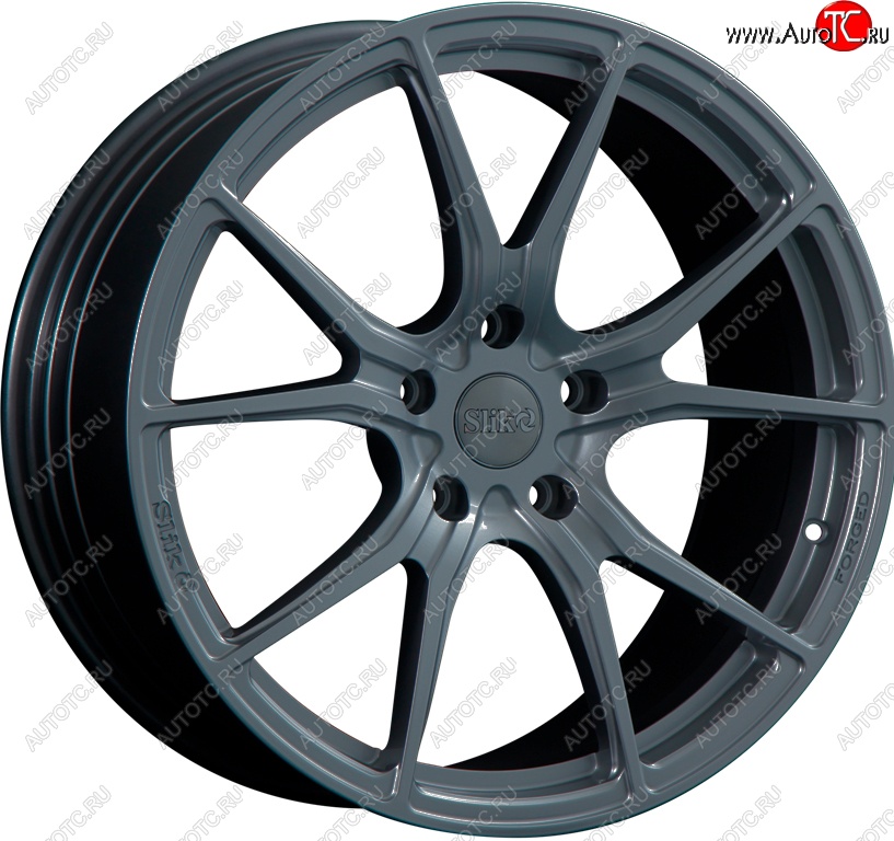 35 499 р. Кованый диск Slik PREMIUM L-827 8.5x18   (Матовый серый титан (TITAN))  с доставкой в г. Воронеж