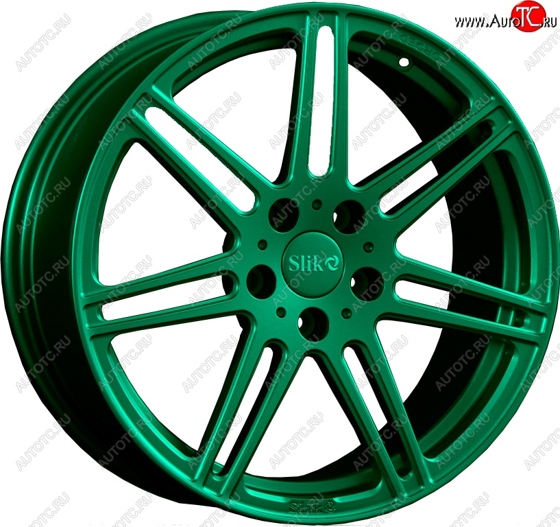 35 499 р. Кованый диск Slik PREMIUM L-828 8.0x18   (Candy изумрудно-зеленый (Candy Green))  с доставкой в г. Воронеж