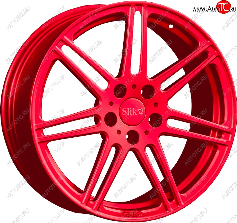 35 499 р. Кованый диск Slik PREMIUM L-828 8.5x18   (RAL 3026 ярко алый (3026))  с доставкой в г. Воронеж
