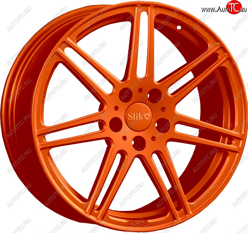 35 499 р. Кованый диск Slik PREMIUM L-828 8.5x18   (Ярко оранжевый (ORANGE))  с доставкой в г. Воронеж