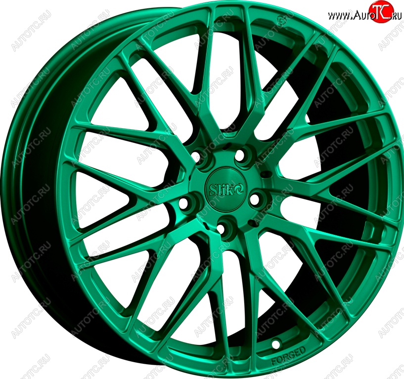 35 499 р. Кованый диск Slik PREMIUM L-829 8.0x18   (Candy изумрудно-зеленый (Candy Green))  с доставкой в г. Воронеж