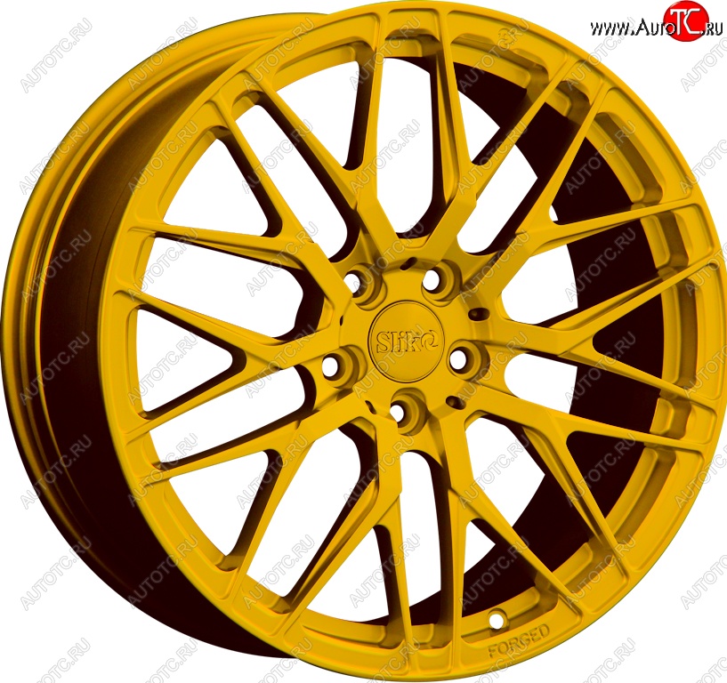 35 499 р. Кованый диск Slik PREMIUM L-829 8.0x18   (Ярко желтый RAL1021 (YELLOW))  с доставкой в г. Воронеж