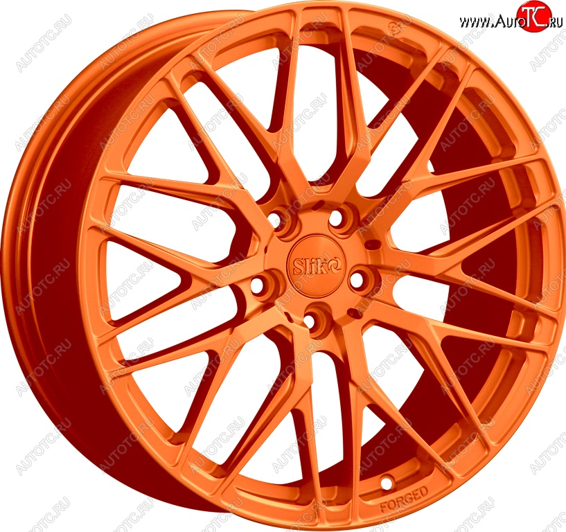 35 499 р. Кованый диск Slik PREMIUM L-829 8.0x18   (Ярко оранжевый (ORANGE))  с доставкой в г. Воронеж