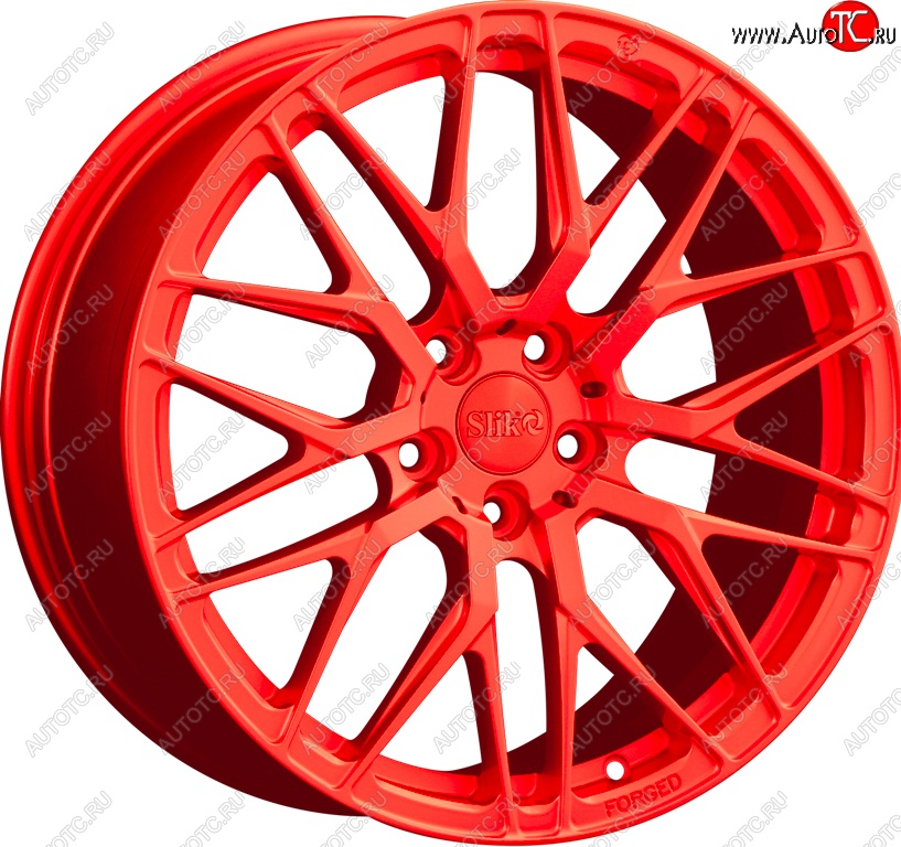 35 499 р. Кованый диск Slik PREMIUM L-829 8.5x18   (RAL 3026 ярко алый (3026))  с доставкой в г. Воронеж