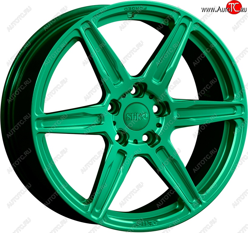 35 499 р. Кованый диск Slik PREMIUM L-831 8.0x18   (Candy изумрудно-зеленый (Candy Green))  с доставкой в г. Воронеж
