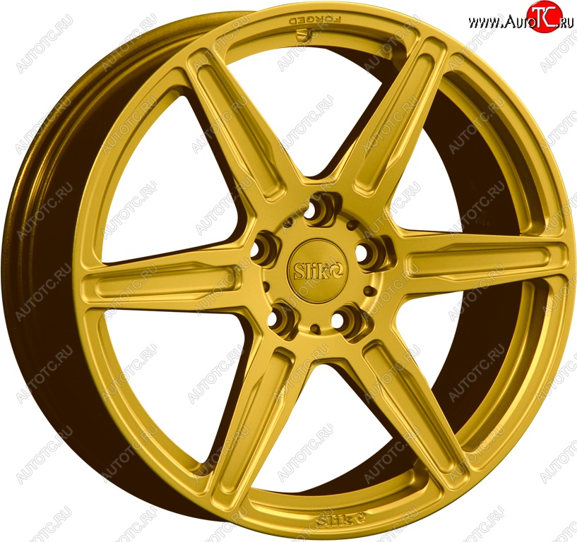 35 499 р. Кованый диск Slik PREMIUM L-831 8.0x18   (Ярко желтый RAL1021 (YELLOW))  с доставкой в г. Воронеж