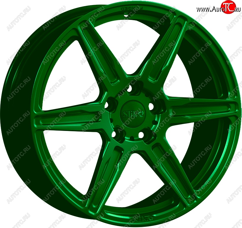 35 499 р. Кованый диск Slik PREMIUM L-831 8.5x18   (Зеленый (GREEEN))  с доставкой в г. Воронеж