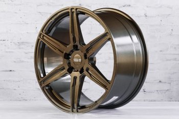 35 499 р. Кованый диск Slik PREMIUM L-831 8.5x18   (Бронза (BRZ))  с доставкой в г. Воронеж. Увеличить фотографию 4