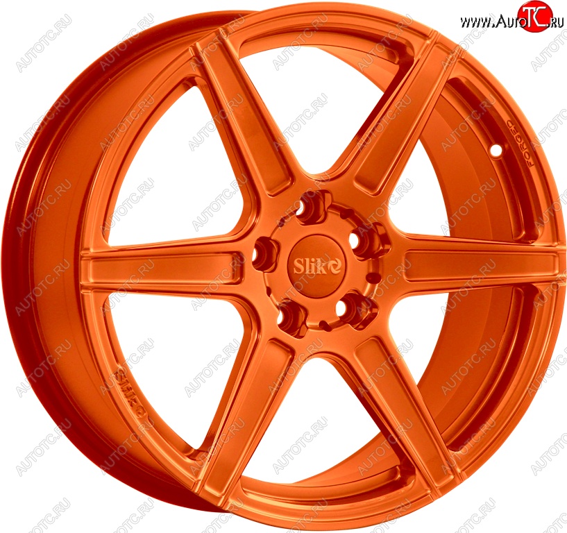 35 499 р. Кованый диск Slik PREMIUM L-832 8.0x18   (Ярко оранжевый (ORANGE))  с доставкой в г. Воронеж
