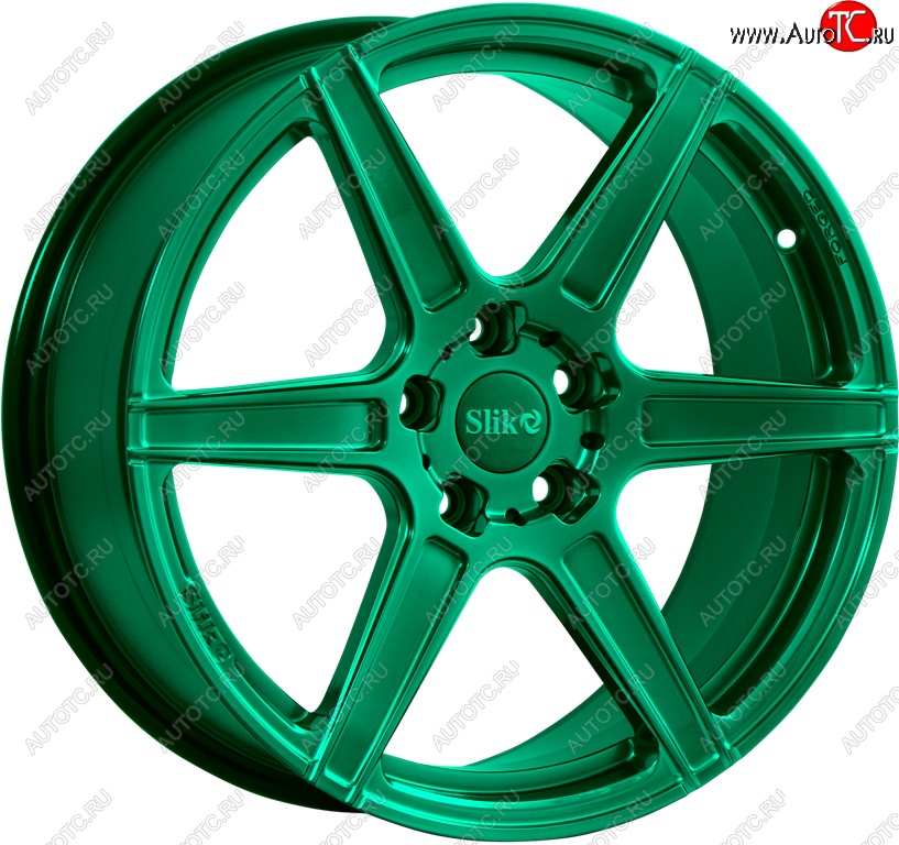35 499 р. Кованый диск Slik PREMIUM L-832 8.5x18   (Candy изумрудно-зеленый (Candy Green))  с доставкой в г. Воронеж
