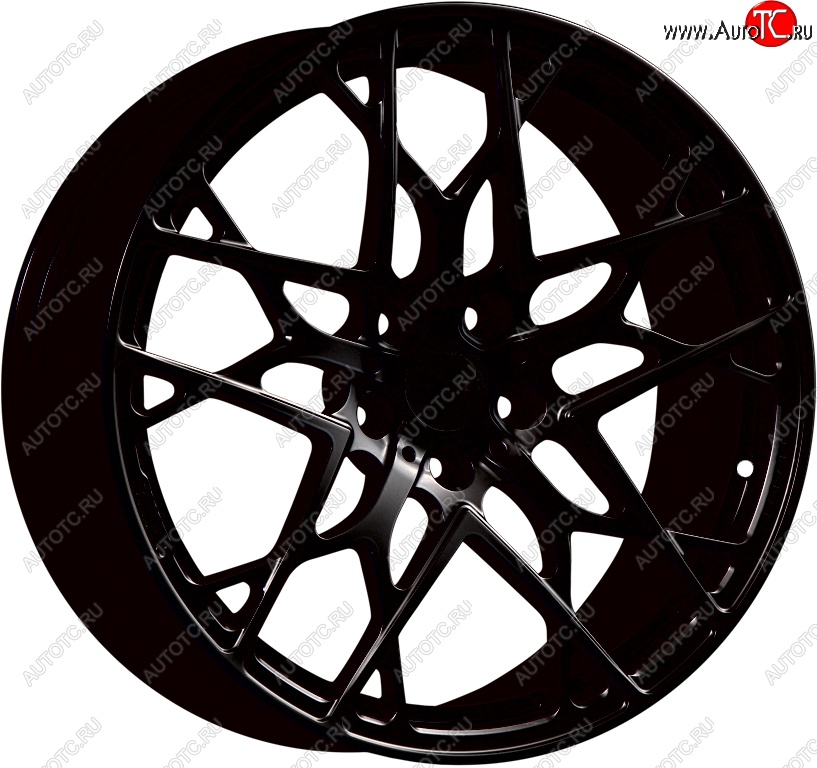 35 499 р. Кованый диск Slik PREMIUM L-834 8.0x18   (Черный глянцевый (BK))  с доставкой в г. Воронеж