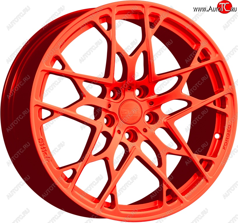 35 499 р. Кованый диск Slik PREMIUM L-834 8.5x18   (RAL 3026 ярко алый (3026))  с доставкой в г. Воронеж