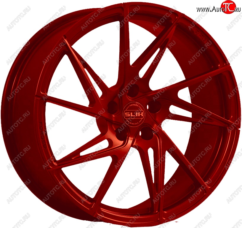 35 499 р. Кованый диск Slik PREMIUM L-836 8.0x18   (Candy красный (Candy RED))  с доставкой в г. Воронеж