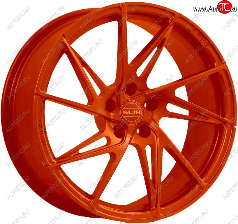 35 499 р. Кованый диск Slik PREMIUM L-836 8.0x18   (Ярко-оранжевый (ORANGE))  с доставкой в г. Воронеж