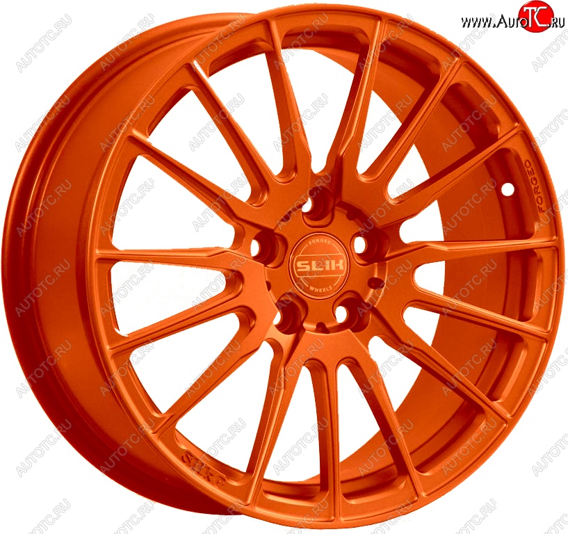 35 499 р. Кованый диск Slik PREMIUM L-838 8.0x18   (Ярко оранжевый (ORANGE))  с доставкой в г. Воронеж