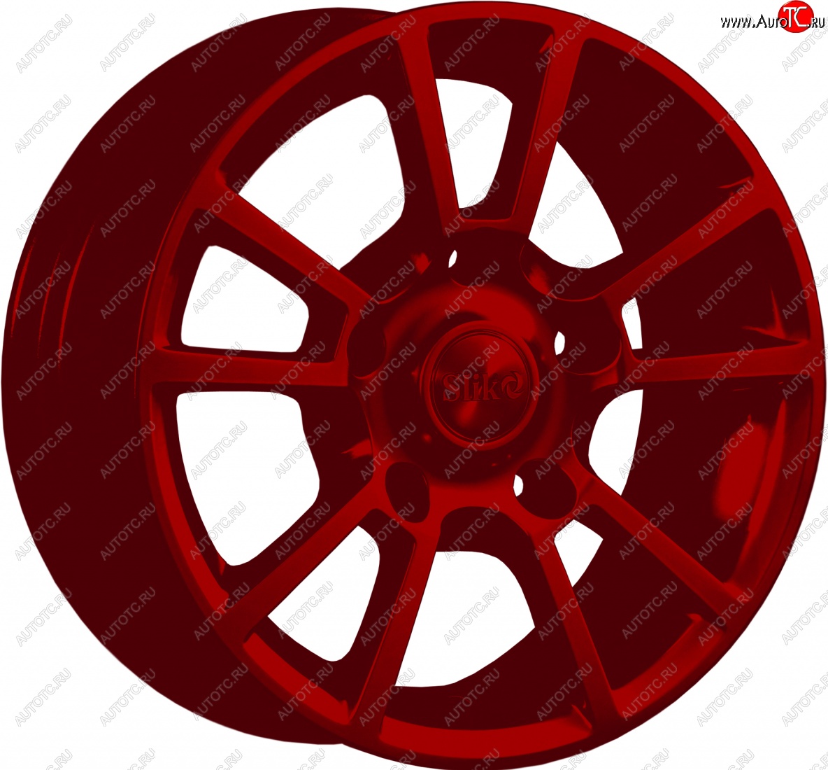 15 249 р. Кованый диск Slik Classic L-87 6.5x15   (Candy красный (Candy RED))  с доставкой в г. Воронеж