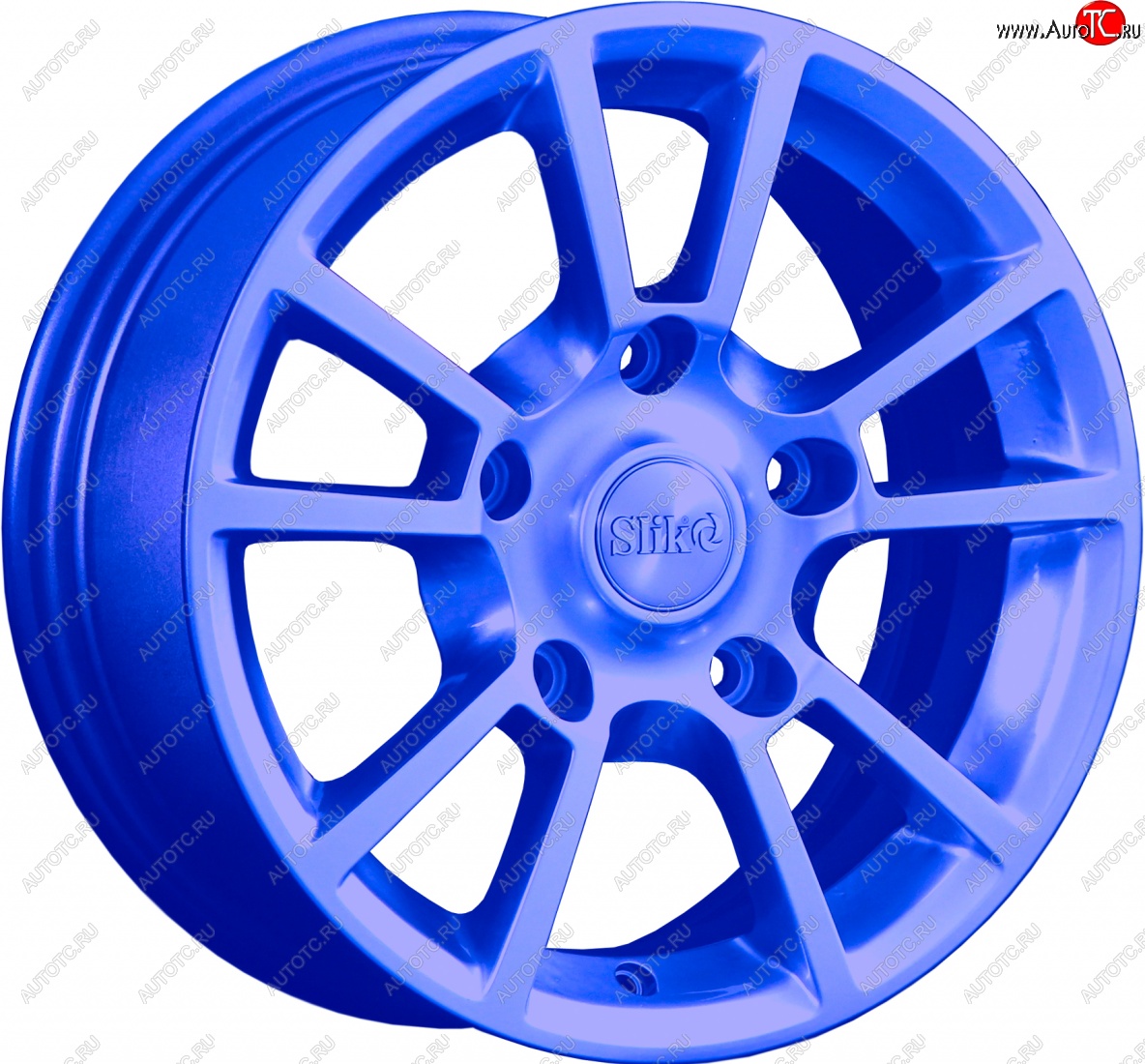15 249 р. Кованый диск Slik Classic L-87 6.5x15   (Синий (BLUE))  с доставкой в г. Воронеж