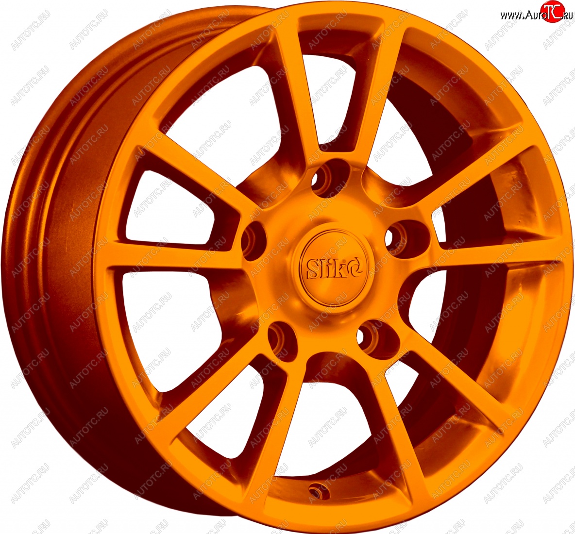 15 249 р. Кованый диск Slik Classic L-87 6.5x15   (Candy медно-оранжевый глянцевый)  с доставкой в г. Воронеж