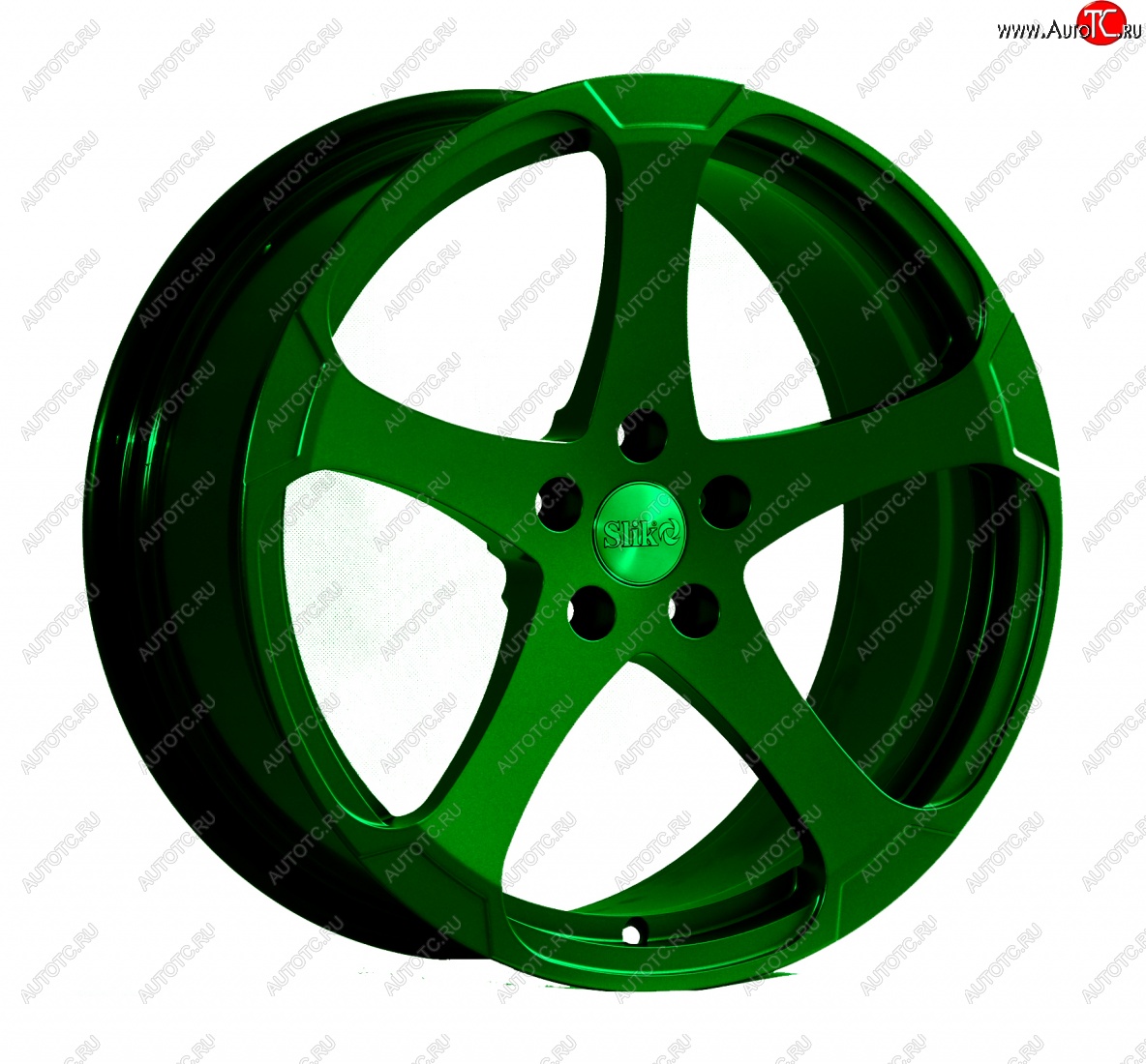 35 299 р. Кованый диск Slik Classic L-900 8.5x19   (Зеленый (GREEEN))  с доставкой в г. Воронеж