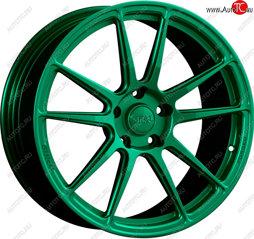 43 319 р. Кованый диск Slik PREMIUM L-904 8.5x19   (Candy изумрудно-зеленый (Candy Green))  с доставкой в г. Воронеж