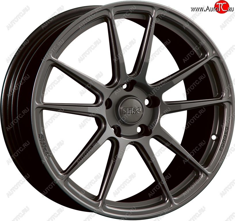 43 319 р. Кованый диск Slik PREMIUM L-904 8.5x19   (Темный хром (DC))  с доставкой в г. Воронеж