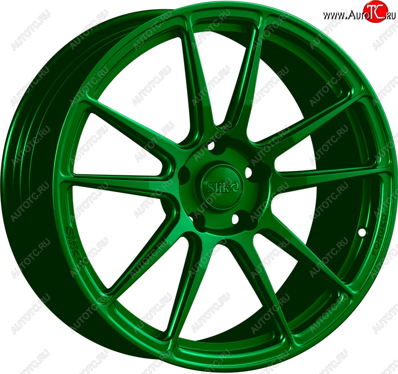 44 999 р. Кованый диск Slik PREMIUM L-904 9.0x19   (Зеленый (GREEEN))  с доставкой в г. Воронеж