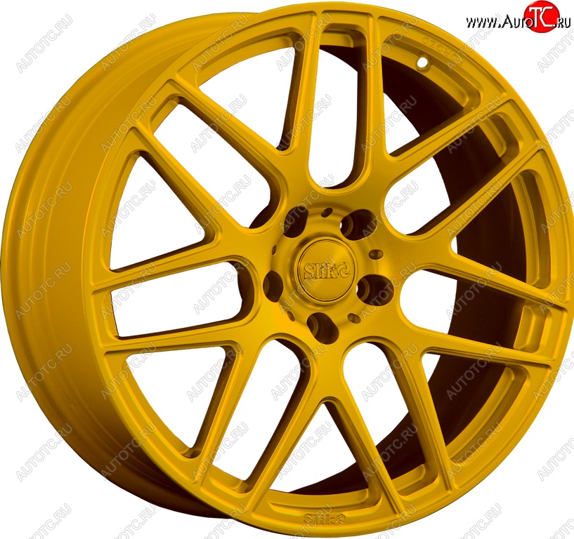 43 319 р. Кованый диск Slik PREMIUM L-906 8.5x19   (Ярко желтый RAL1021 (YELLOW))  с доставкой в г. Воронеж