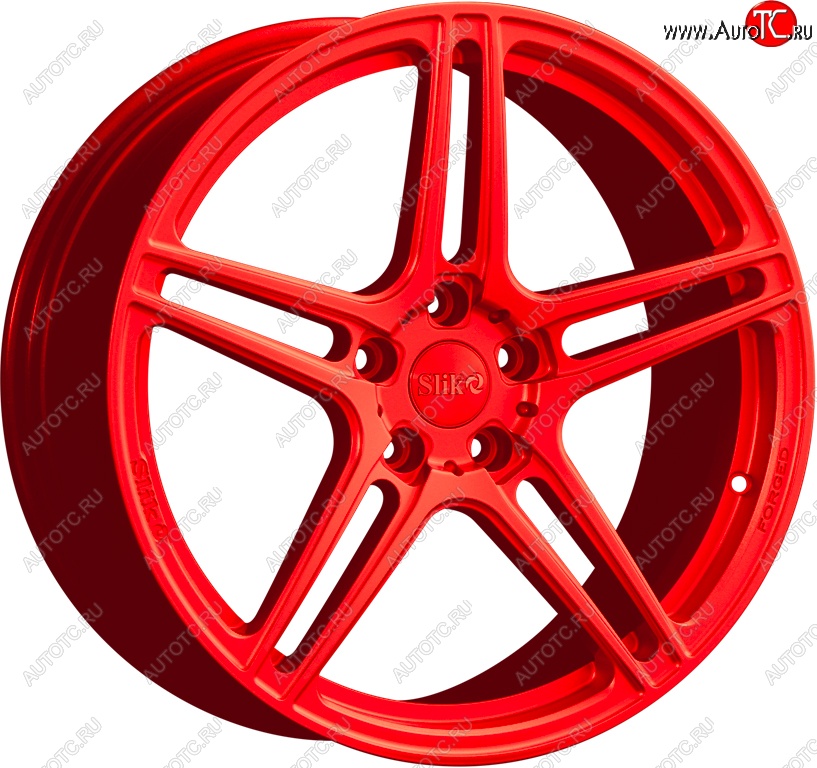 43 319 р. Кованый диск Slik PREMIUM L-914 8.5x19   (RAL 3026 ярко алый (3026))  с доставкой в г. Воронеж