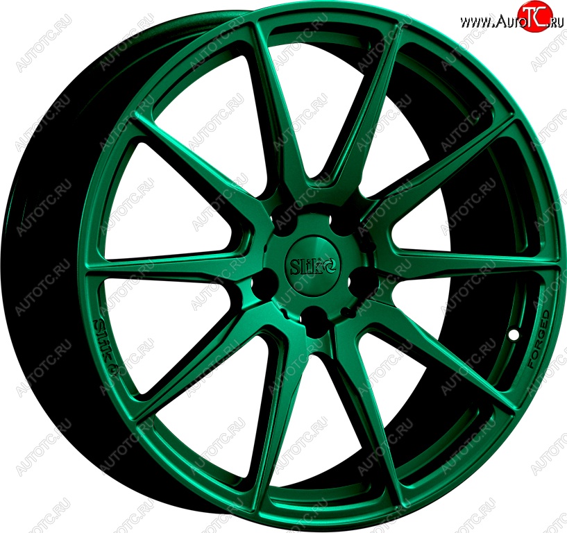 43 319 р. Кованый диск Slik PREMIUM L-915 8.5x19   (Candy изумрудно-зеленый (Candy Green))  с доставкой в г. Воронеж