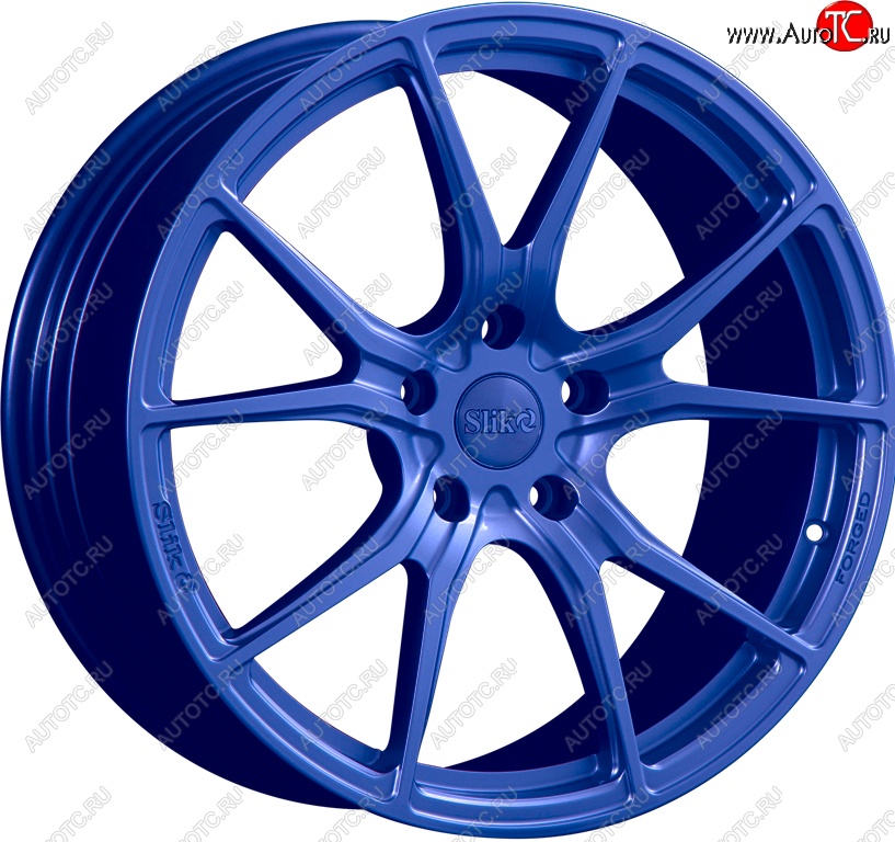 43 319 р. Кованый диск Slik PREMIUM L-916 8.5x19   (Синий (BLUE))  с доставкой в г. Воронеж