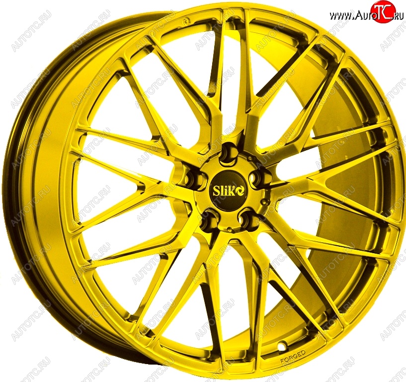 43 319 р. Кованый диск Slik PREMIUM L-918 8.5x19   (Candy ярко-желтый (Candy YELLOW))  с доставкой в г. Воронеж